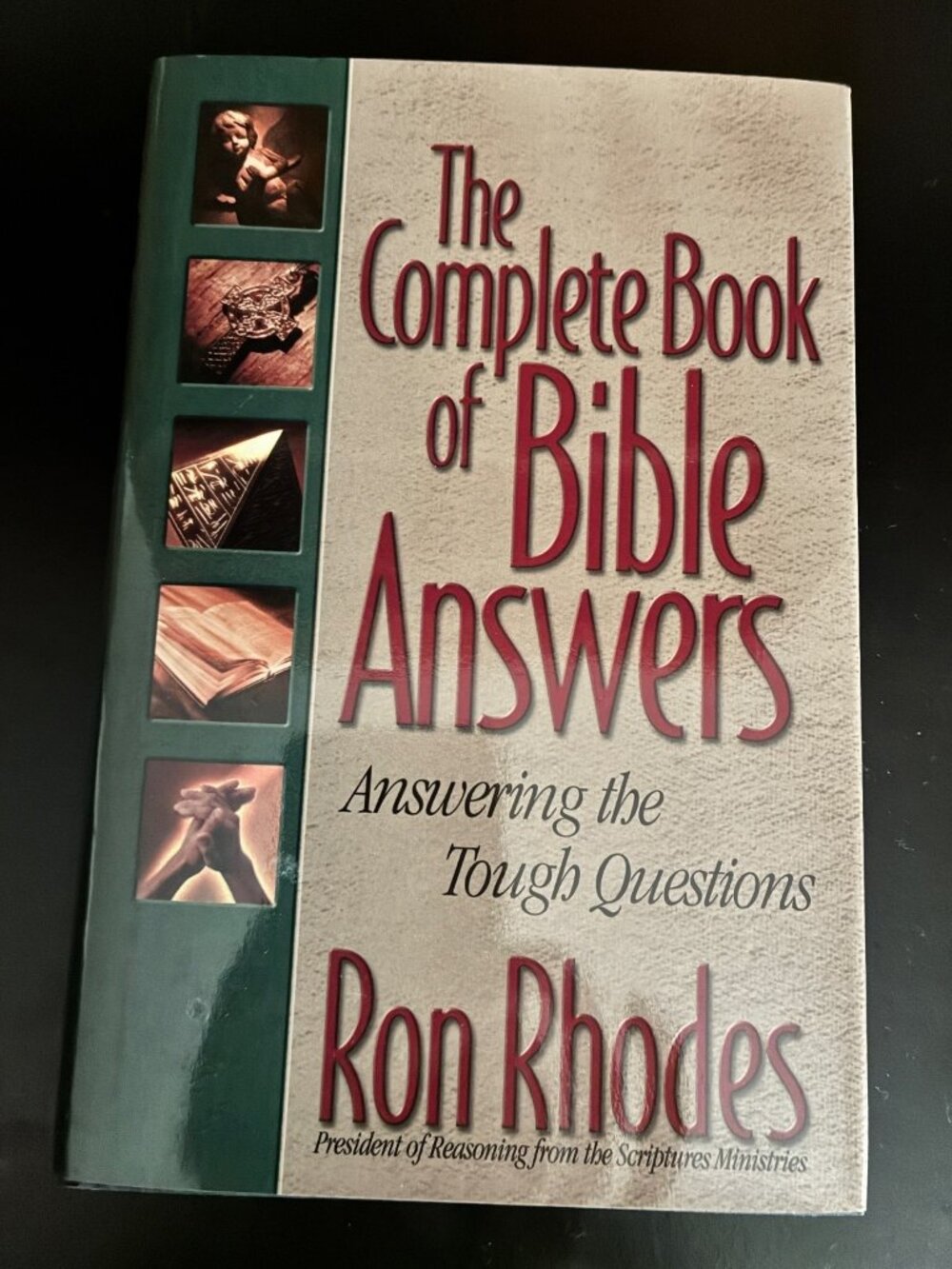 The Complete Book of Bible Answers Ron Rhodes Hardcover Christian Theology Q&A